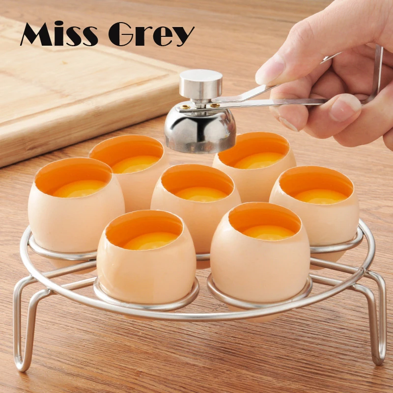 Stainless Steel Egg Scissors Egg Topper Cutter Shell Opener Boiled Raw Egg Eggshell Separator Creative Kitchen Tools Practical
Stainless Steel Egg Scissors Egg Topper Cutter Shell Opener Boiled Raw Egg Eggshell Separator Creative Kitchen Tools Practical