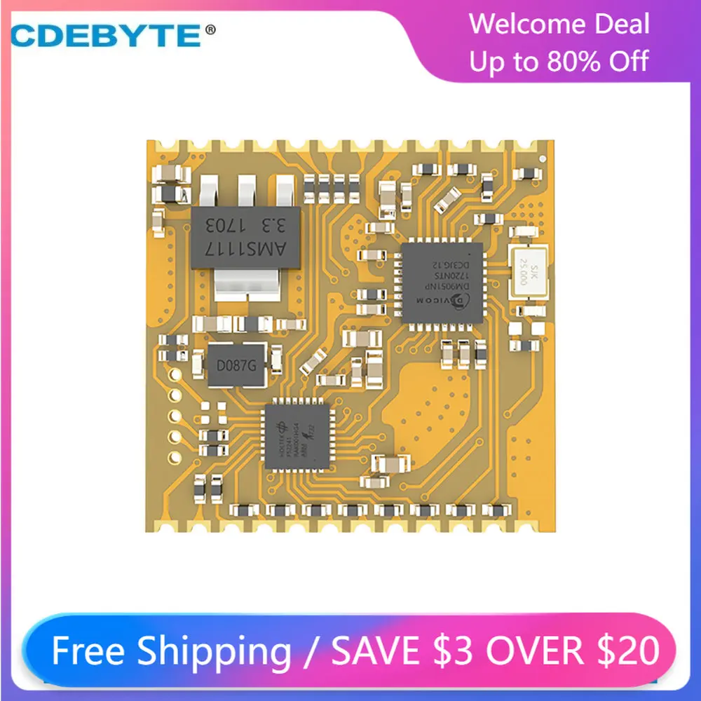 Приемопередатчик RJ45 Ethernet TTL, E810-TTL-01 CDEBYTE IoT, последовательный порт для Ethernet-конвертера, SMD UART, беспроводной модуль
Приемопередатчик RJ45 Ethernet TTL, E810-TTL-01 CDEBYTE IoT, последовательный порт для Ethernet-конвертера, SMD UART, беспроводной модуль