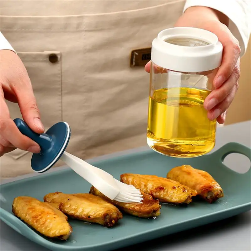 Silicone Oiler with Brush High Temperature Resistant Portable Barbecue Oil Brush BBQ Kitchenware Gadgets Grilling Frying Tools
Silicone Oiler with Brush High Temperature Resistant Portable Barbecue Oil Brush BBQ Kitchenware Gadgets Grilling Frying Tools