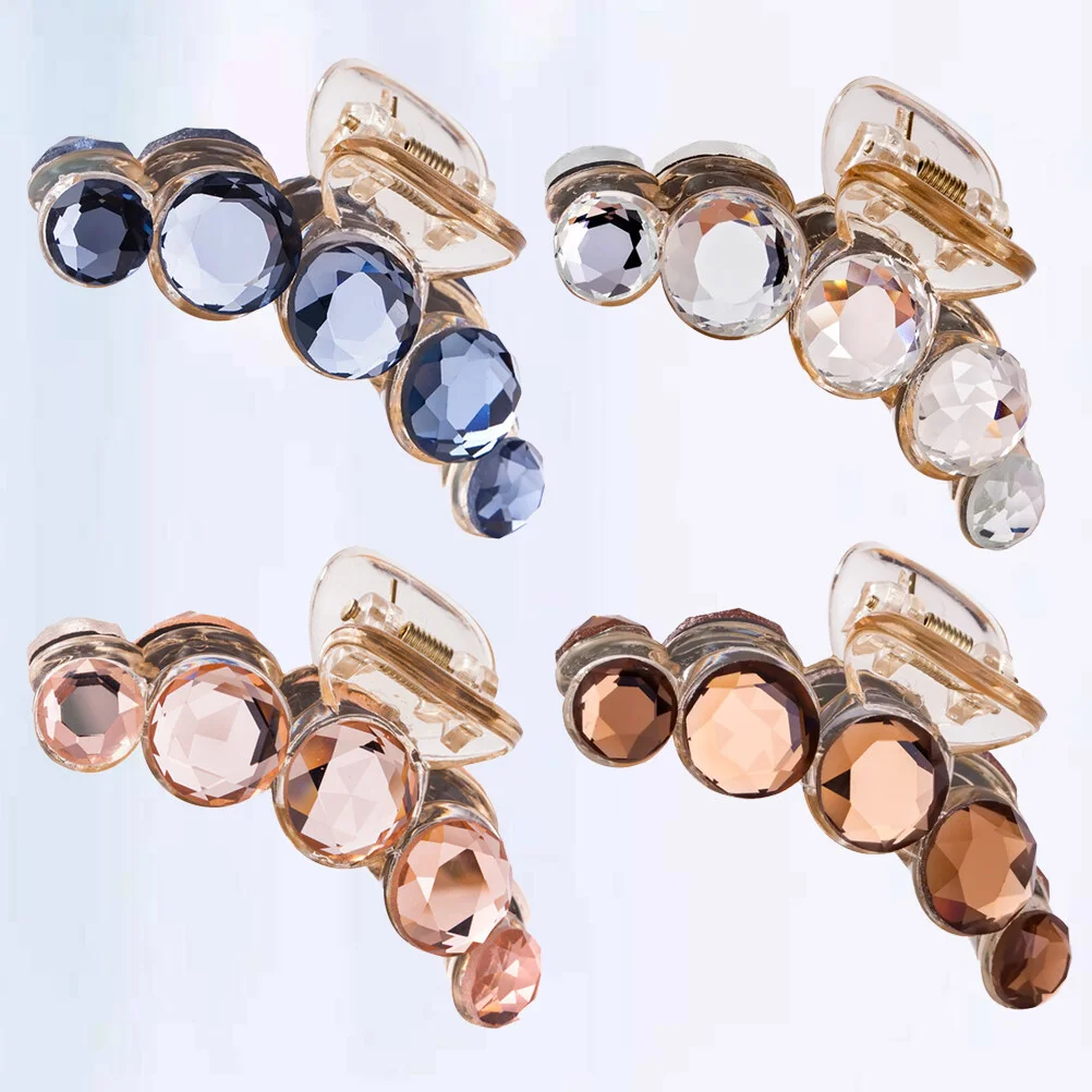 4pcs Simulation Crystal Jaw Clips Elegant Ponytail Clips Fashion Grip Clips Hair Accessories for Daily Festival
4pcs Simulation Crystal Jaw Clips Elegant Ponytail Clips Fashion Grip Clips Hair Accessories for Daily Festival