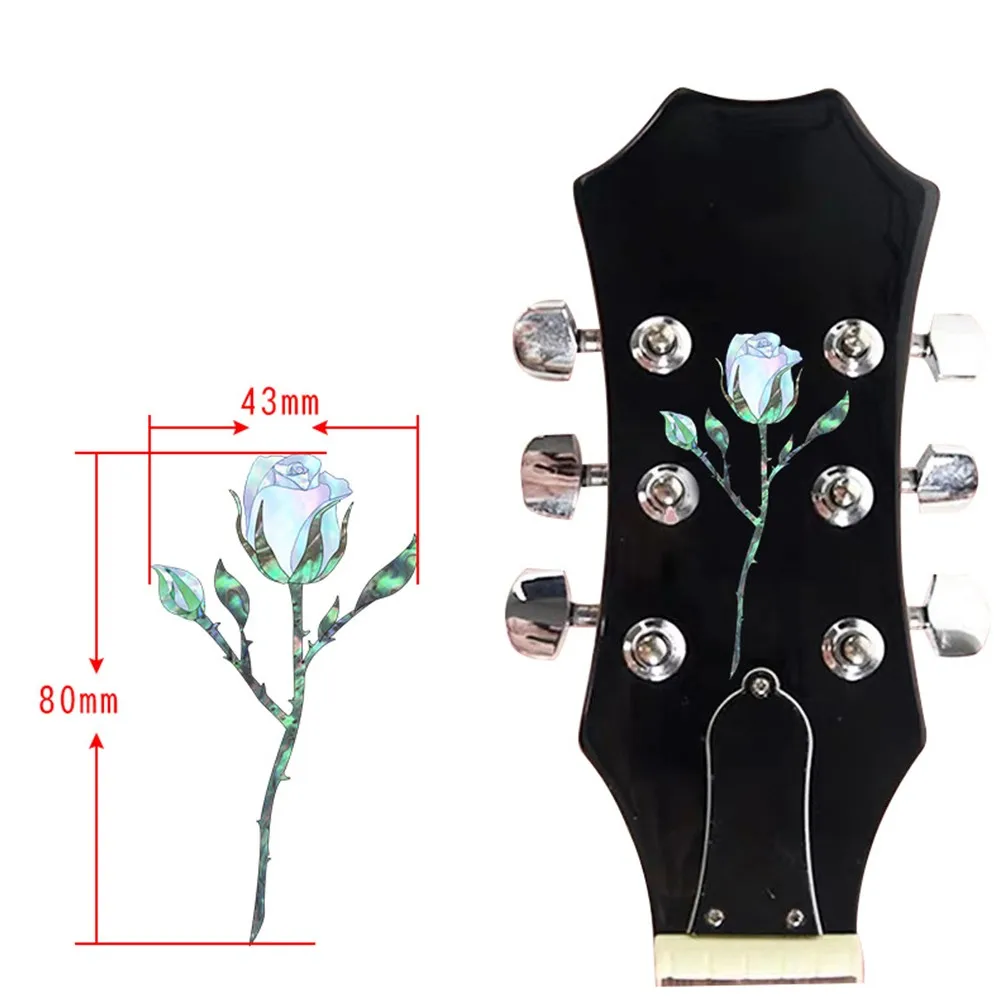 Guitar Headstock Decal Sticker Guitar Neck Sticker DIY Guitars Accessories Red Rose Blue Rose Flower Wing Inlay Stickers Removab
Guitar Headstock Decal Sticker Guitar Neck Sticker DIY Guitars Accessories Red Rose Blue Rose Flower Wing Inlay Stickers Removab