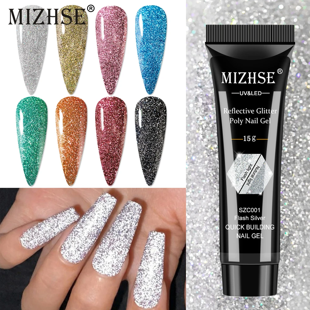 MIZHSE 15ML Poly UV Gel Nail Polish for Nail Extensions Lacquer Nail Art All For Building Nail Gel Manicure Soak Off Gel Varnish
MIZHSE 15ML Poly UV Gel Nail Polish for Nail Extensions Lacquer Nail Art All For Building Nail Gel Manicure Soak Off Gel Varnish