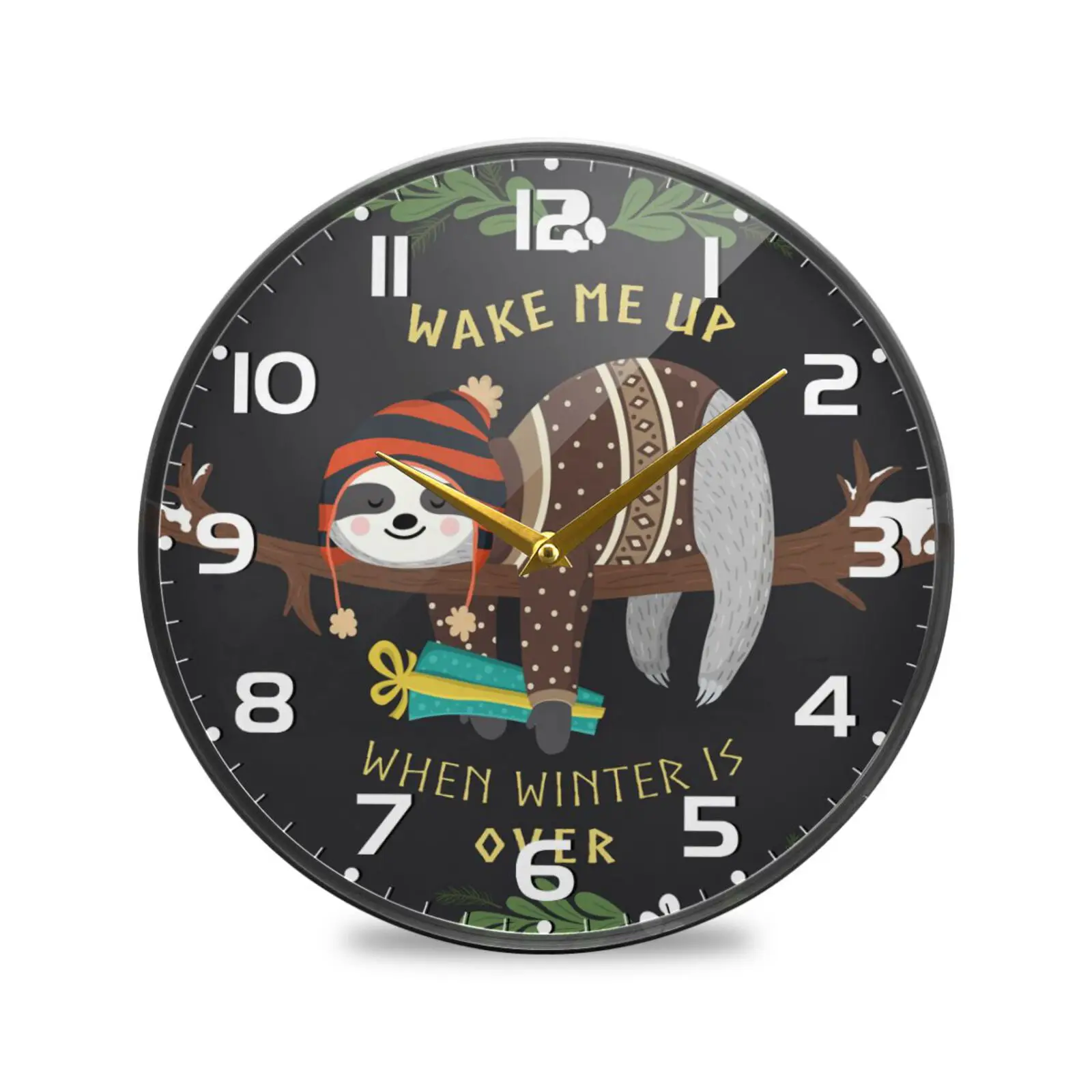 Cute Cartoon Sloth Acrylic Clock Round Wall Watch Silent Non-Ticking Battery Operated Quiet Desk Clock For Living Room Decor
Cute Cartoon Sloth Acrylic Clock Round Wall Watch Silent Non-Ticking Battery Operated Quiet Desk Clock For Living Room Decor