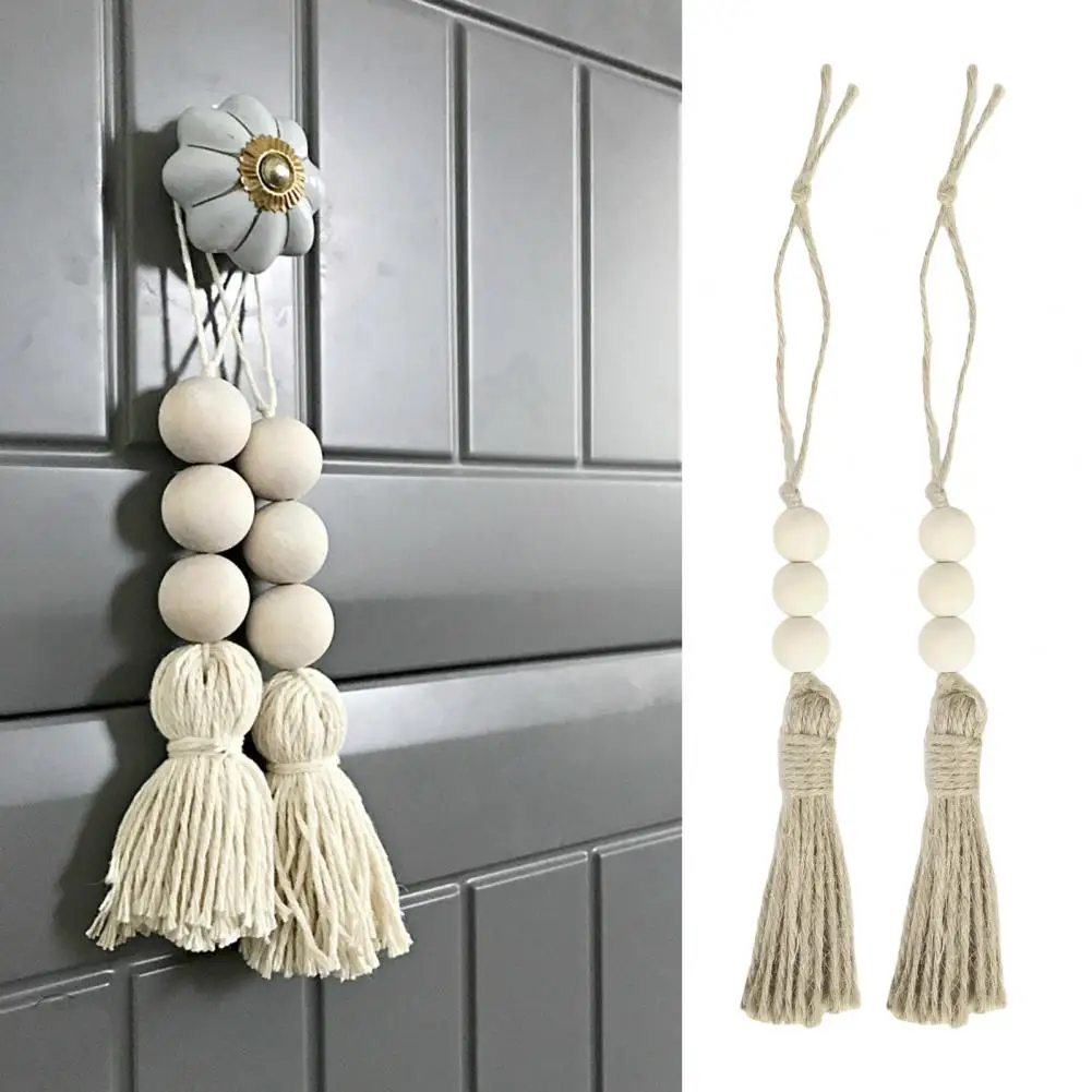 Creative Wooden Bead Hanging Ornaments Natural Lightweight Tear-resistant Wooden Bead Tassels Decors for Party
Creative Wooden Bead Hanging Ornaments Natural Lightweight Tear-resistant Wooden Bead Tassels Decors for Party