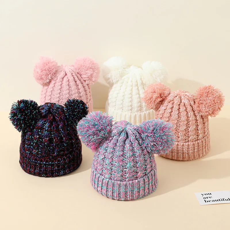 Winter Pompom Baby Hat Solid Color Warm Knitted Beanie Cap for Infant Soft Thick Toddler Crochet Hats Bonnet 아기모자
Winter Pompom Baby Hat Solid Color Warm Knitted Beanie Cap for Infant Soft Thick Toddler Crochet Hats Bonnet 아기모자