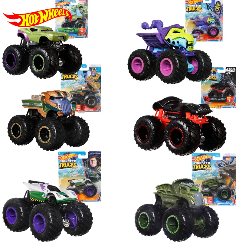 Original Hot Wheels Car Monster Trucks Diecast 1:64 Voiture Mega Wrex Loco Punk Motosaurus Kids Boys Toys for Children Birthday
Original Hot Wheels Car Monster Trucks Diecast 1:64 Voiture Mega Wrex Loco Punk Motosaurus Kids Boys Toys for Children Birthday