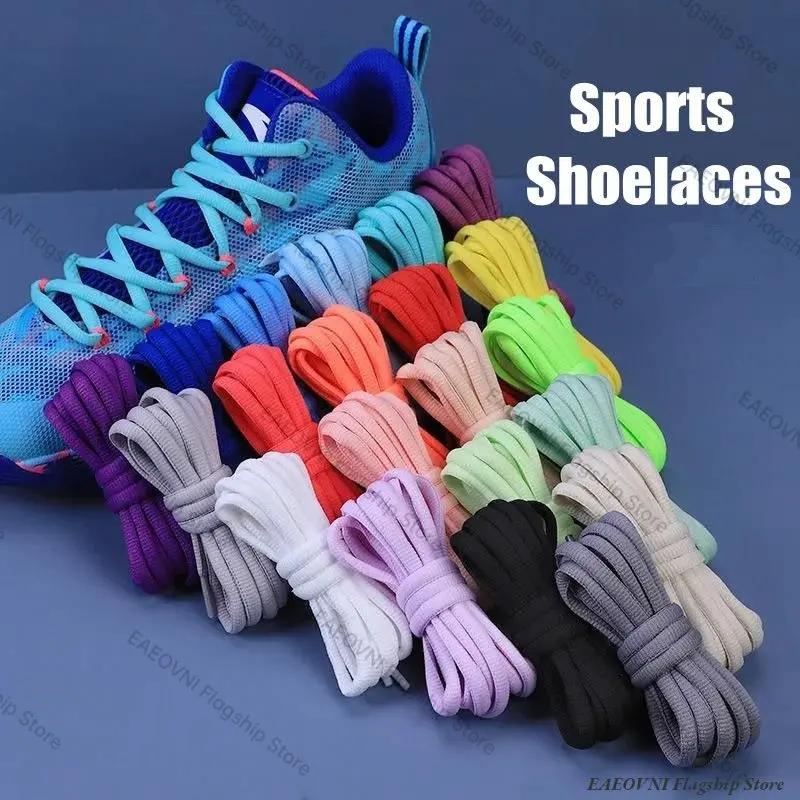

1 Pair Round Shoelaces Fof Basketball Sneakers Shoe Laces Black White Shoelace Universal for Children and Adults 100CM шнурки