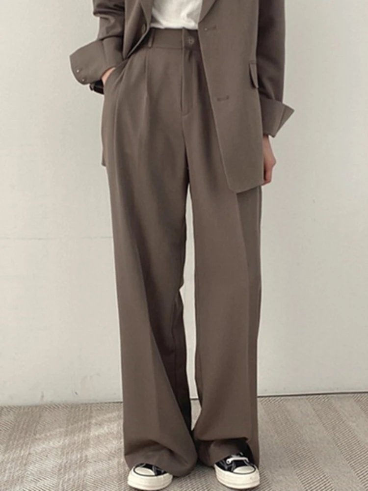 Women's Suit Pants Autumn 2023 New Korean High Waist Women Pants Temperament Commuting Casual Camel Colored Small Suit Set
Women's Suit Pants Autumn 2023 New Korean High Waist Women Pants Temperament Commuting Casual Camel Colored Small Suit Set