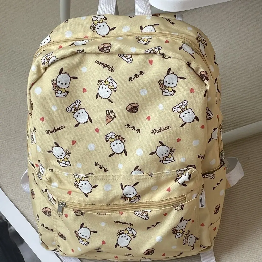 Hot Fashion New Pochacco School bag Large-Capacity Kawaii Female Girl Backpack Laptop Book Shoulder Bag Student Gift
Hot Fashion New Pochacco School bag Large-Capacity Kawaii Female Girl Backpack Laptop Book Shoulder Bag Student Gift