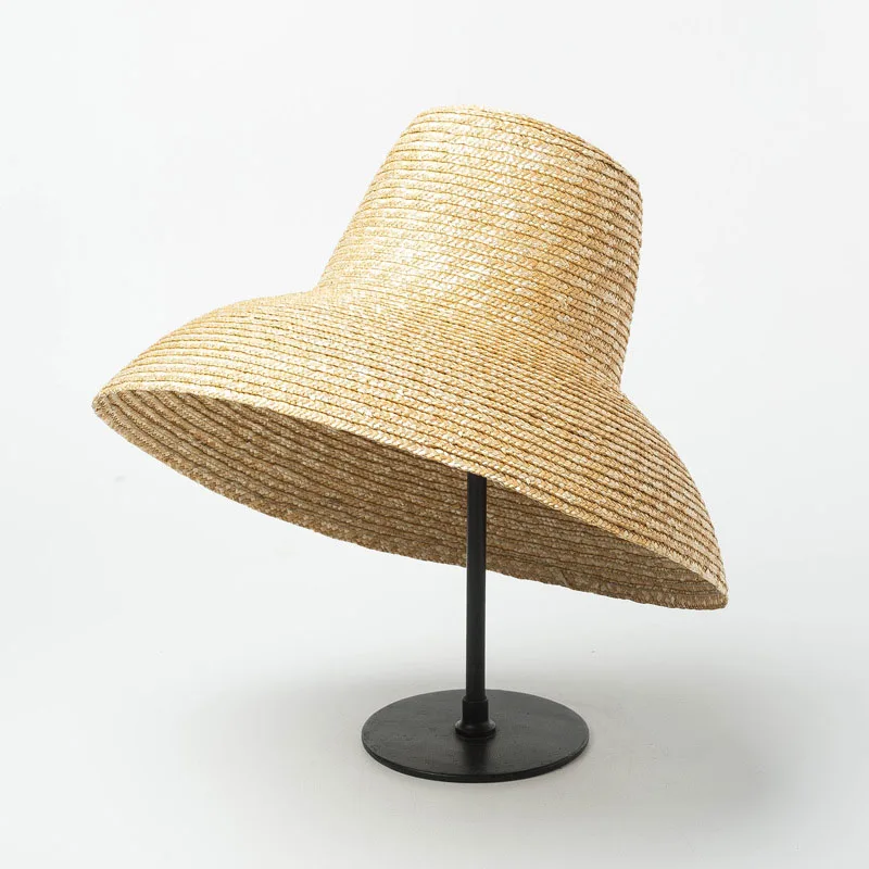 New Popular Lamp Shape Sun Hat for Women Big Wide Brim Summer Beach Hat Ladies High Top Straw Hat UV Protection Derby Travel Hat
New Popular Lamp Shape Sun Hat for Women Big Wide Brim Summer Beach Hat Ladies High Top Straw Hat UV Protection Derby Travel Hat
