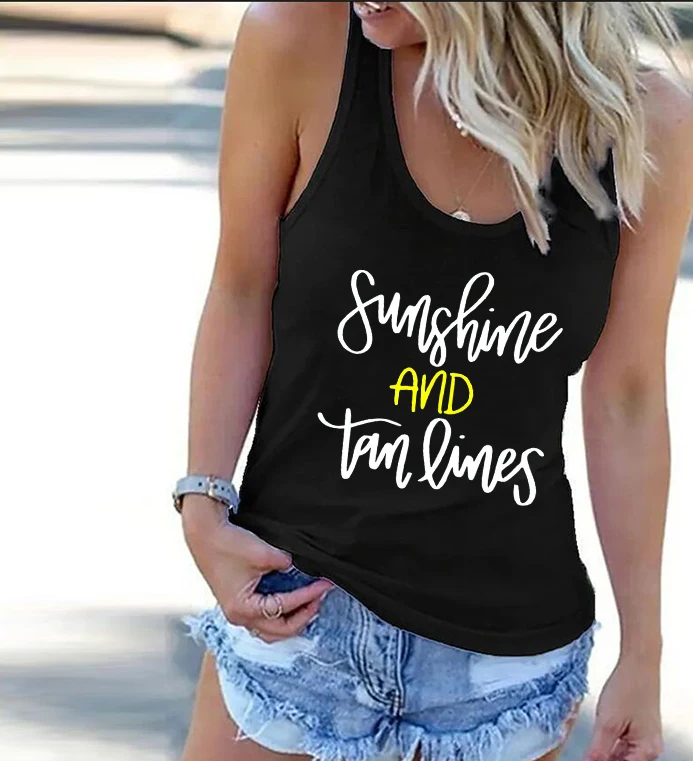 Sunshine and Tan Lines Summer Tank Tops Muscle Tank Beach Shirts Vacation Shirts Swimsuit Cover Up Beach Coverup Custom XL
Sunshine and Tan Lines Summer Tank Tops Muscle Tank Beach Shirts Vacation Shirts Swimsuit Cover Up Beach Coverup Custom XL