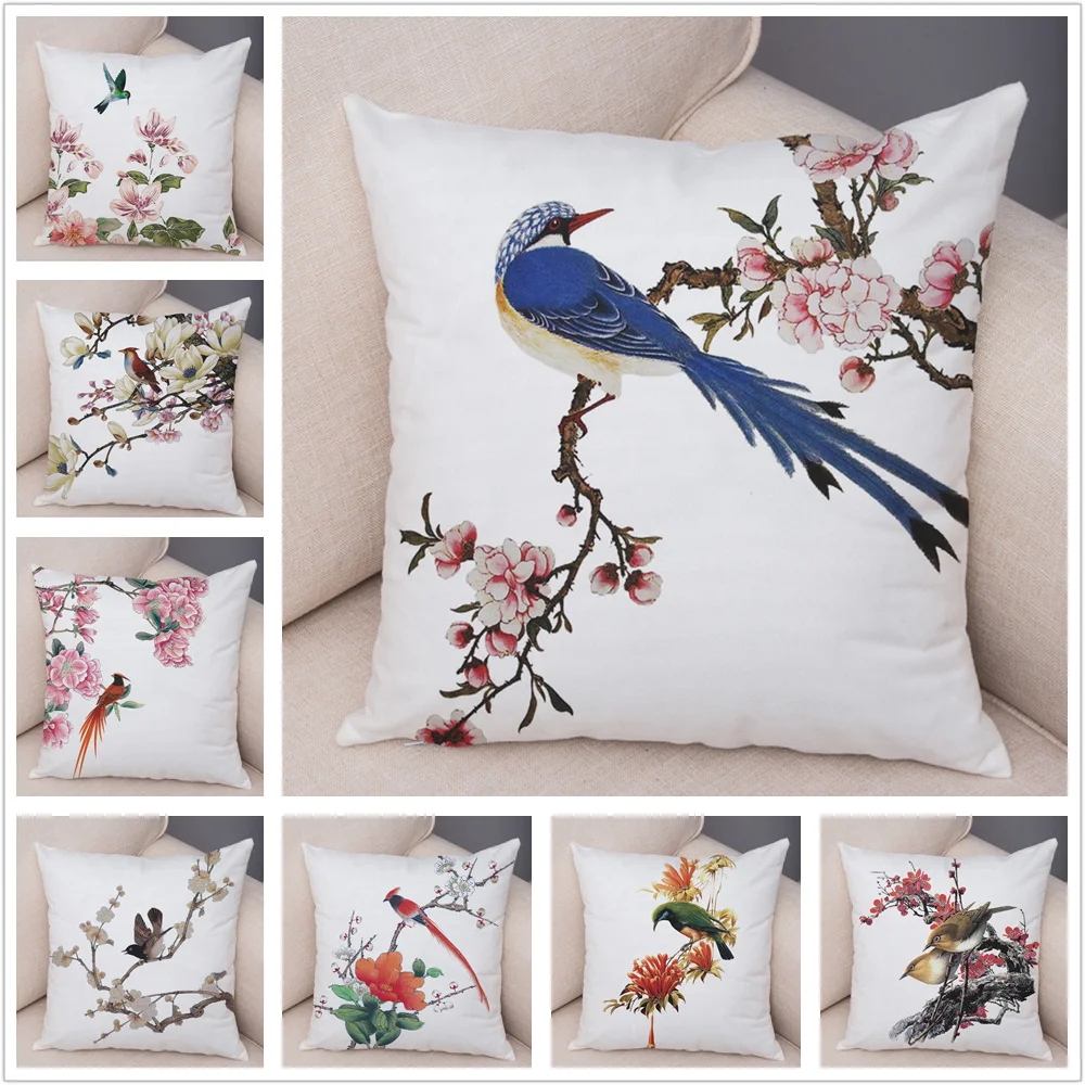 Super Soft Soft Plush Watercolor Lovely Birds Flower Robin Tit Finch Goldfinch Sparrow Berries Tufted Cushion Cover Pillow Case
Super Soft Soft Plush Watercolor Lovely Birds Flower Robin Tit Finch Goldfinch Sparrow Berries Tufted Cushion Cover Pillow Case