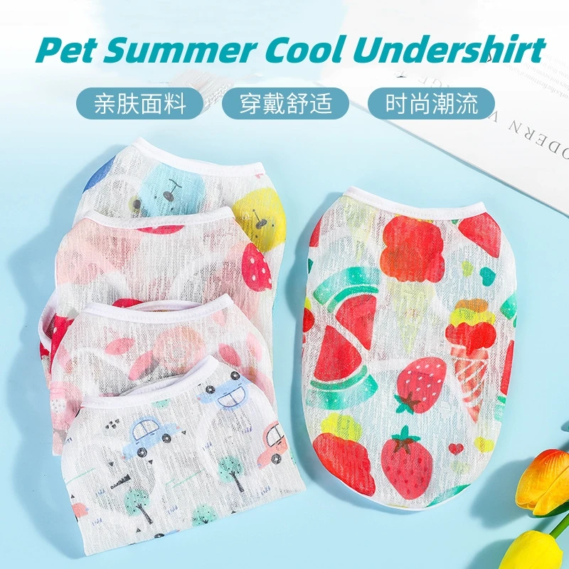 Summer New Pet Dog Clothes Puppy Cat Thin Section Breathable T-Shirt Teddy Sun Protection Clothing Pet Supplies
Summer New Pet Dog Clothes Puppy Cat Thin Section Breathable T-Shirt Teddy Sun Protection Clothing Pet Supplies