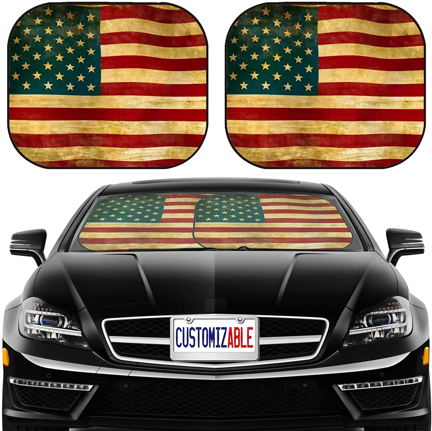 Car Sun Shade Windshield Sunshade Universal Fit 2 Pack, Block Sun Glare, UV and Heat, Protect Car Interior,
Car Sun Shade Windshield Sunshade Universal Fit 2 Pack, Block Sun Glare, UV and Heat, Protect Car Interior,