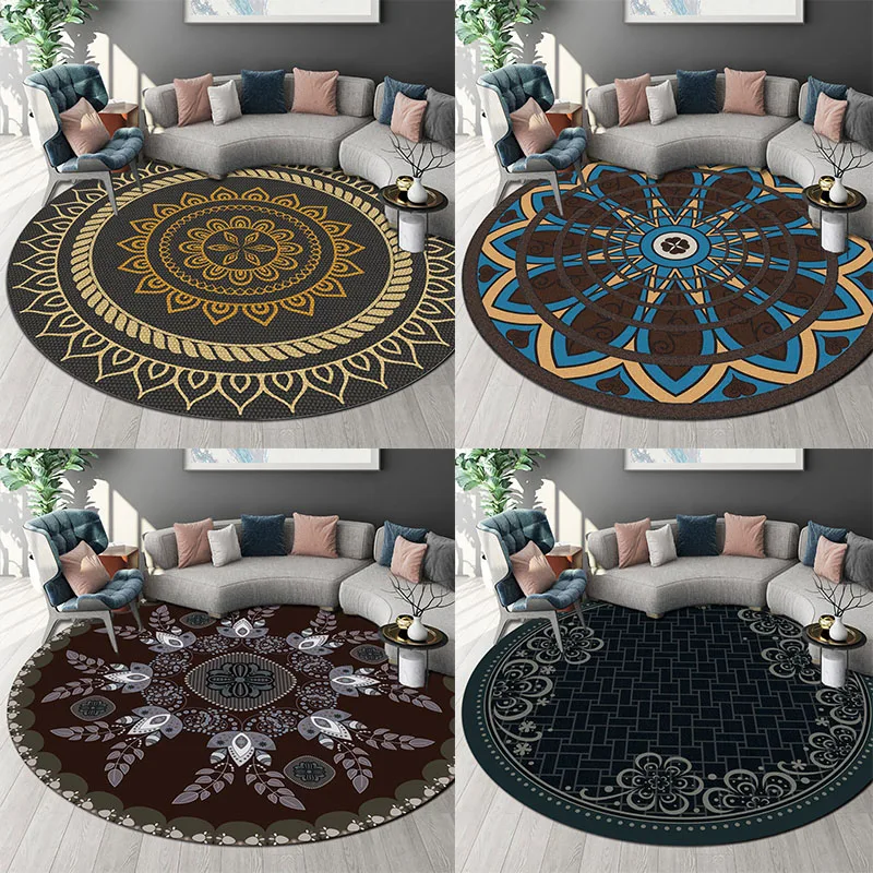 Коврики и ковровые покрытия для дома, гостиной, персидский Ретро цветочный узор, этнический круглый ковер, настольные Коврики для спальни, в... 
Коврики и ковровые покрытия для дома, гостиной, персидский Ретро цветочный узор, этнический круглый ковер, настольные Коврики для спальни, в...