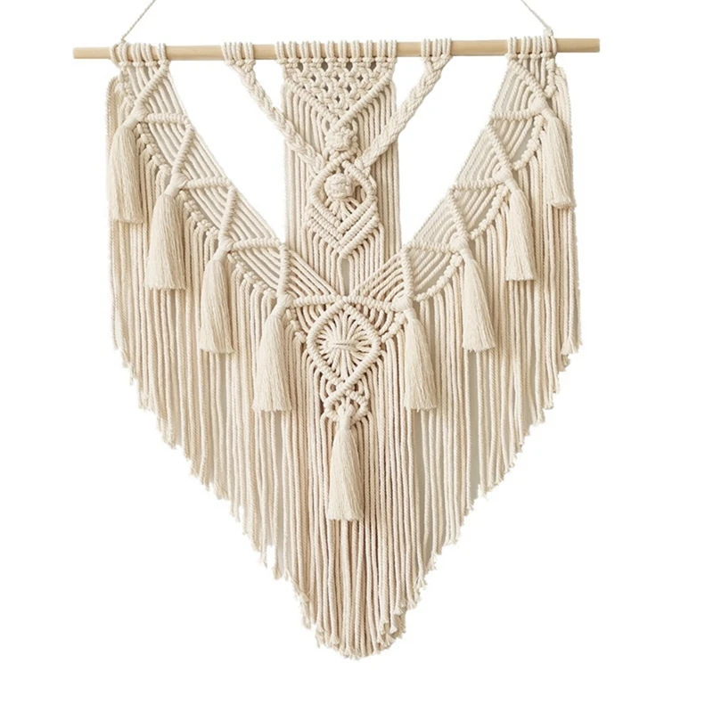 Hanging Tapestry With Tassels Hand Woven Nordic Style For Living Room Bedroom House Art Decor Boho Decoration 
Hanging Tapestry With Tassels Hand Woven Nordic Style For Living Room Bedroom House Art Decor Boho Decoration