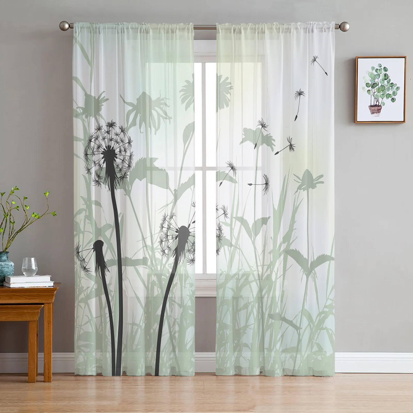 Autumn Theme Dandelion Flowers Modern Tulle Curtains For Living Room Sheer Curtain Bedroom Voile Decorative Window Treatments
Autumn Theme Dandelion Flowers Modern Tulle Curtains For Living Room Sheer Curtain Bedroom Voile Decorative Window Treatments