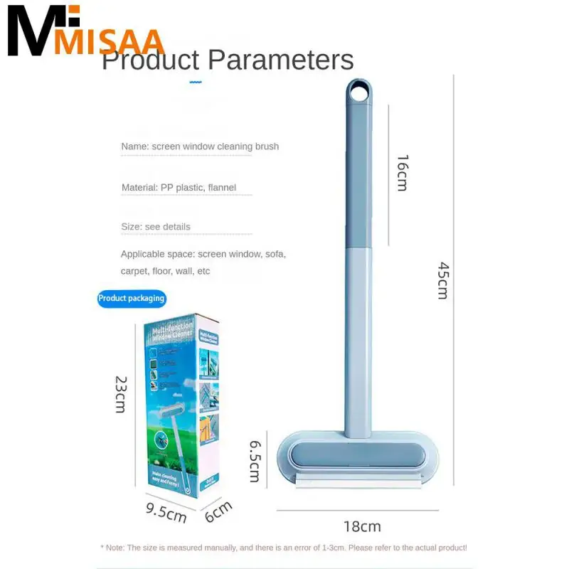 Window Scraper Pp Dismantling-free Double-sided Household Wet And Dry Home Cleaning Tools Dust Removal Brush 18x45cm Artifact
Window Scraper Pp Dismantling-free Double-sided Household Wet And Dry Home Cleaning Tools Dust Removal Brush 18x45cm Artifact