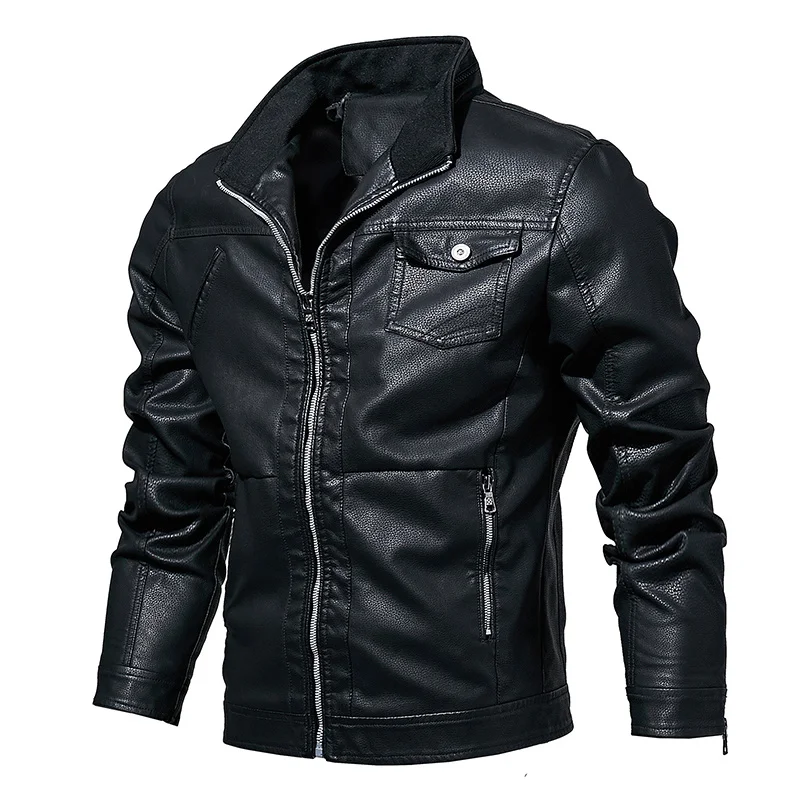 Men Faux Leather Jacket Winter Fleece Motorcycle PU Leahter Jacket Male Stand Collar Casual Windbreaker Slim Coat Plus Size 6XL
Men Faux Leather Jacket Winter Fleece Motorcycle PU Leahter Jacket Male Stand Collar Casual Windbreaker Slim Coat Plus Size 6XL