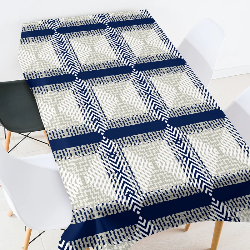 Modern Geometric Striped Check Tablecloth Waterproof Tablecloth Oil and Stain Resistant Tablecloth Manteles De Mesa Navideños
Modern Geometric Striped Check Tablecloth Waterproof Tablecloth Oil and Stain Resistant Tablecloth Manteles De Mesa Navideños