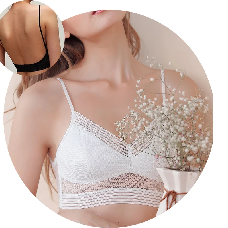 Female Sexy Seamless Bras Underwear Thin Lace Mesh U Backless Bralette Women Top Comfort Wireless Invisible Lingerie
Female Sexy Seamless Bras Underwear Thin Lace Mesh U Backless Bralette Women Top Comfort Wireless Invisible Lingerie
