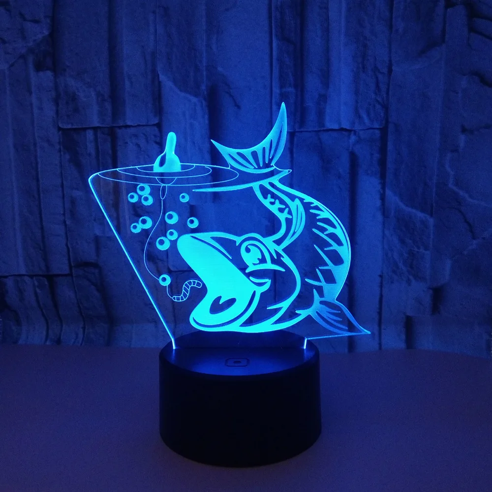 Nighdn 3D Lamp Fish Night Light LED USB Table Lamp 7 Color Home Room Decor Nightlight Gift for Kids Friends Fishing Lover
Nighdn 3D Lamp Fish Night Light LED USB Table Lamp 7 Color Home Room Decor Nightlight Gift for Kids Friends Fishing Lover