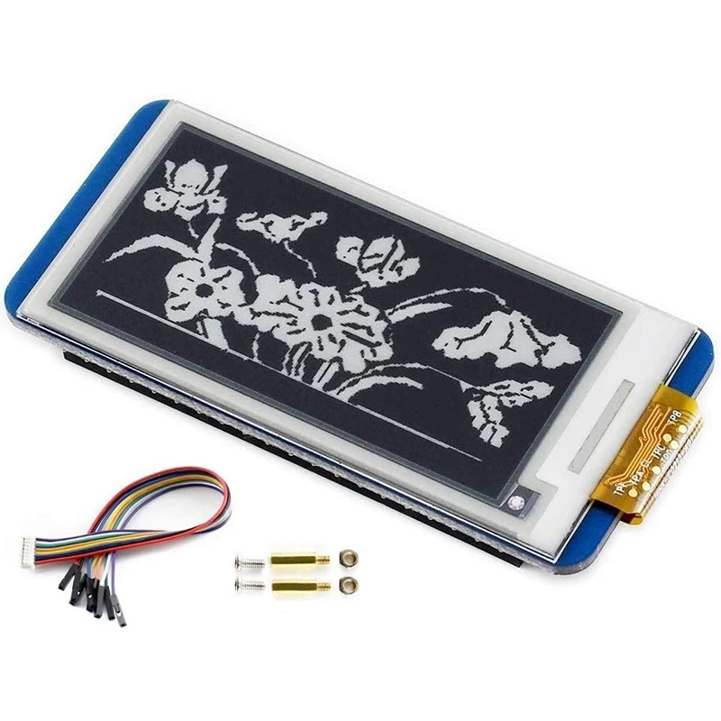 Waveshare 2.13Inch E-Ink Display HAT, 250X122 Resolution 3.3V/5V Black White Two-Color E-Paper Screen Module For Raspberry Pi
Waveshare 2.13Inch E-Ink Display HAT, 250X122 Resolution 3.3V/5V Black White Two-Color E-Paper Screen Module For Raspberry Pi