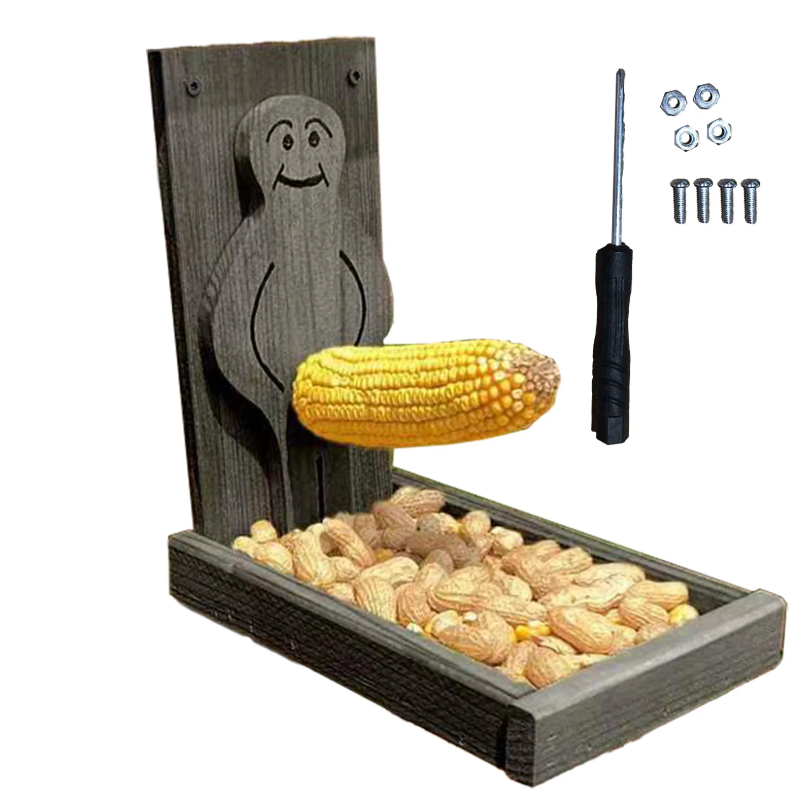 Solid For Outside Pet Practical Forest Cob Holder Garden Wooden Picnic Table Funny Durable Backyard Portable Squirrel Feeder
Solid For Outside Pet Practical Forest Cob Holder Garden Wooden Picnic Table Funny Durable Backyard Portable Squirrel Feeder