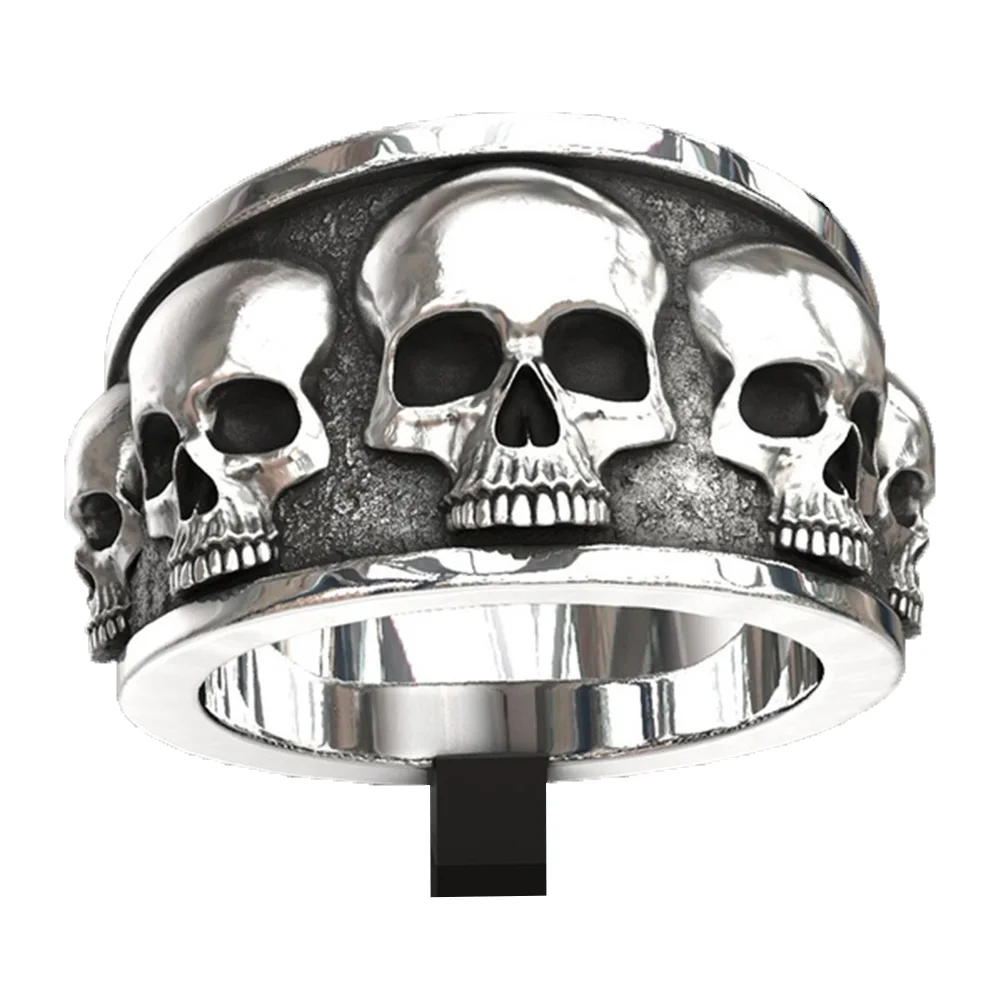 Fashion Domineering Mens Ghost Head Skull Ring Vintage Punk Biker Ghost Ring Male Gothic Jewelry
Fashion Domineering Mens Ghost Head Skull Ring Vintage Punk Biker Ghost Ring Male Gothic Jewelry