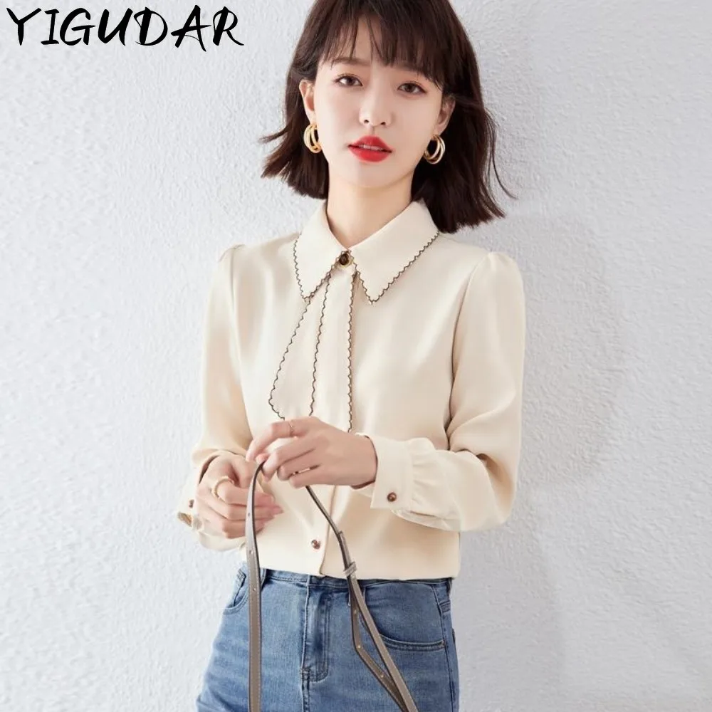 Chic Nine Quarter Sleeve Chiffon Shirt Women Elegant Ruffile Solid Color Blouse Pullover Casual Loose women tops womens clothing 
Chic Nine Quarter Sleeve Chiffon Shirt Women Elegant Ruffile Solid Color Blouse Pullover Casual Loose women tops womens clothing