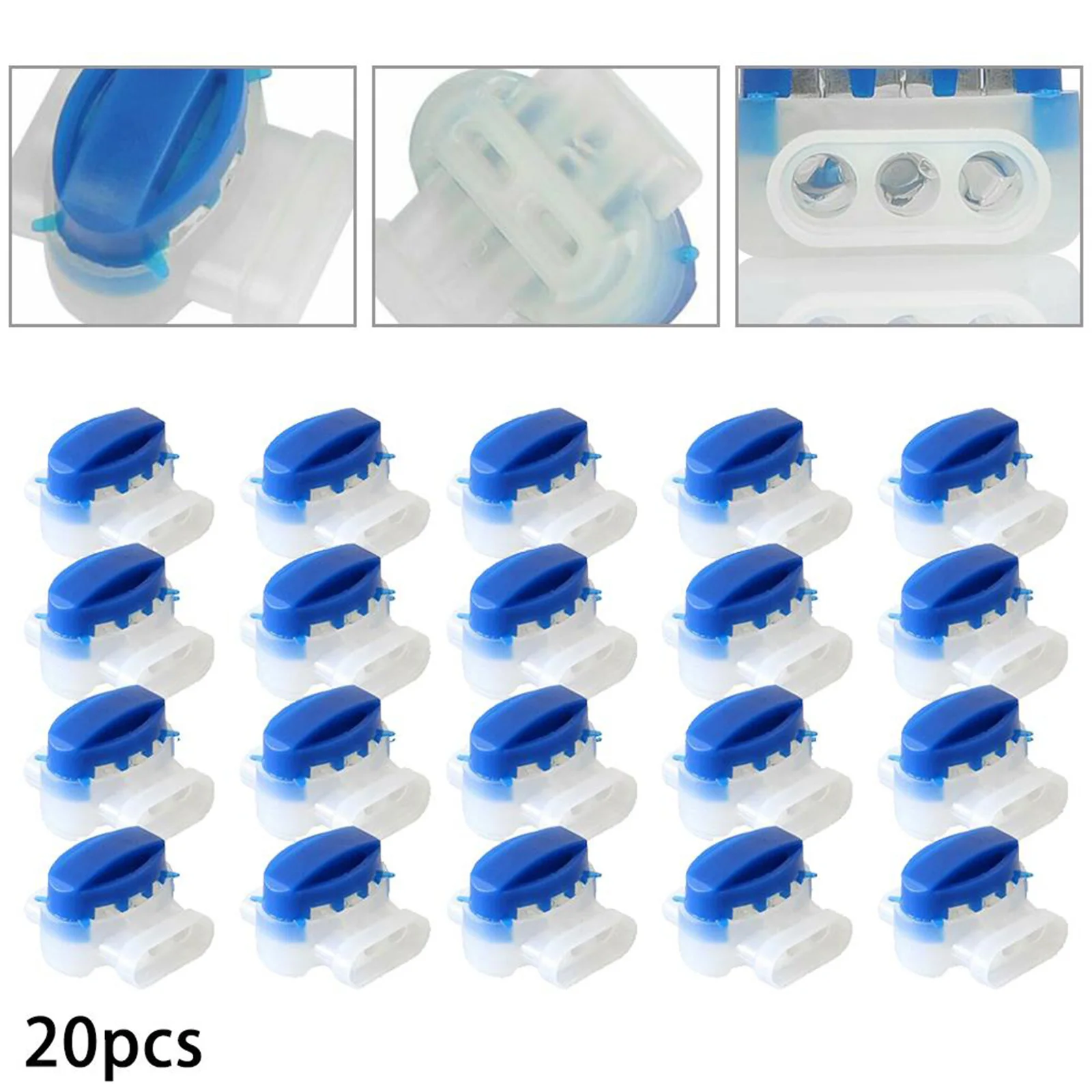 20pcs Waterproof Cable Connector For Lawn Mower Applied To Household Appliances Outdoor Garden Mechanical Cable Power Tools
20pcs Waterproof Cable Connector For Lawn Mower Applied To Household Appliances Outdoor Garden Mechanical Cable Power Tools