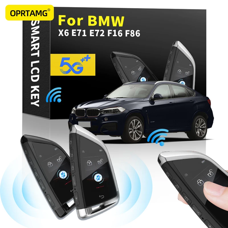 For BMW X6 E71 E72 F16 F86 Keyles Entry Remote Car Key Modified Smart LCD 1994 1995 1996 1997 1998-2017 2018 2019 2020 2021 2022
For BMW X6 E71 E72 F16 F86 Keyles Entry Remote Car Key Modified Smart LCD 1994 1995 1996 1997 1998-2017 2018 2019 2020 2021 2022