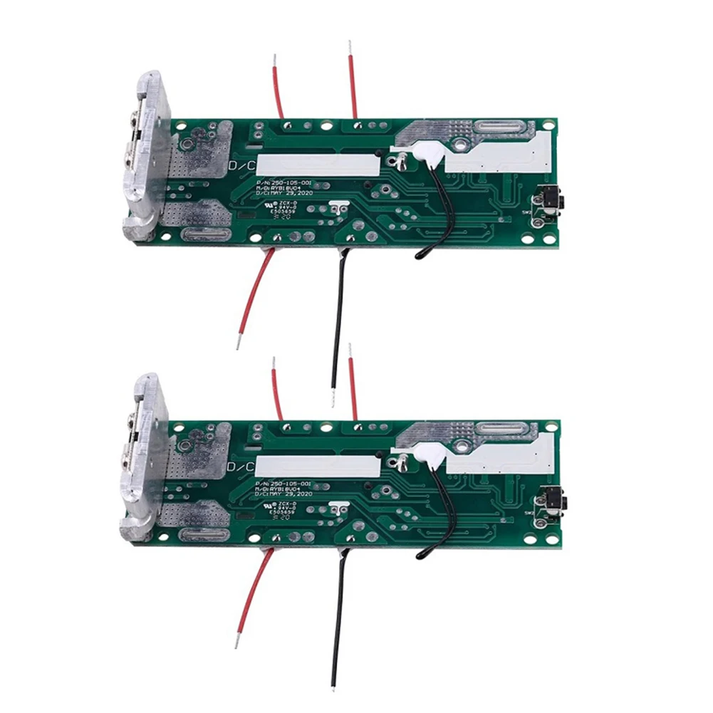 2 Pcs Li-Ion Battery Charging Protection Circuit Board PCB 11*4*2.3cm For Ryobi 20V P108 RB18L40 Electric Power Tool Accessories
2 Pcs Li-Ion Battery Charging Protection Circuit Board PCB 11*4*2.3cm For Ryobi 20V P108 RB18L40 Electric Power Tool Accessories