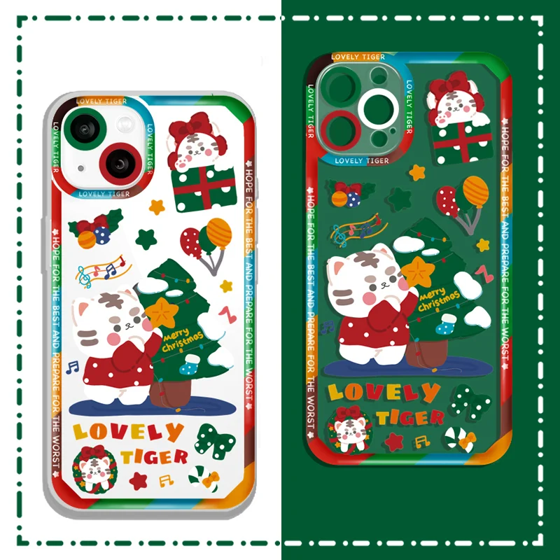 cartoon christmas happy tiger ins phone case For iPhone 13 12 mini 11 pro xs max X XR 6 7 8 plus Angel Eye Silicone Transparent
cartoon christmas happy tiger ins phone case For iPhone 13 12 mini 11 pro xs max X XR 6 7 8 plus Angel Eye Silicone Transparent