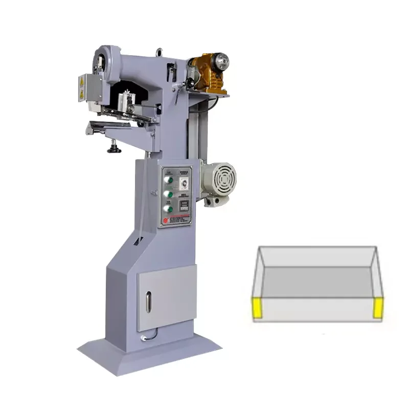 Electric single arm paper box glue gluing machine cardboard rigid boxes making machine box corner taping pasting machine
Electric single arm paper box glue gluing machine cardboard rigid boxes making machine box corner taping pasting machine