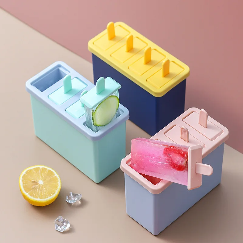 Popsicle Molds Reusable Popsicle Ice Cube Maker Homemade DIY Ice Cream Mold Kitchen Tools 4 Cell Lolly Mould Tray Bar Tools
Popsicle Molds Reusable Popsicle Ice Cube Maker Homemade DIY Ice Cream Mold Kitchen Tools 4 Cell Lolly Mould Tray Bar Tools