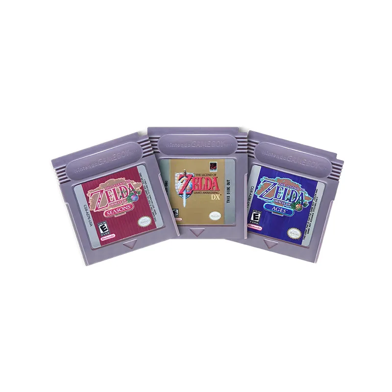 

Legend OF Zelda Awakening Oracle of Seasons Oracle of Ages 16 Bit GBC English Language Game Cartridge Card