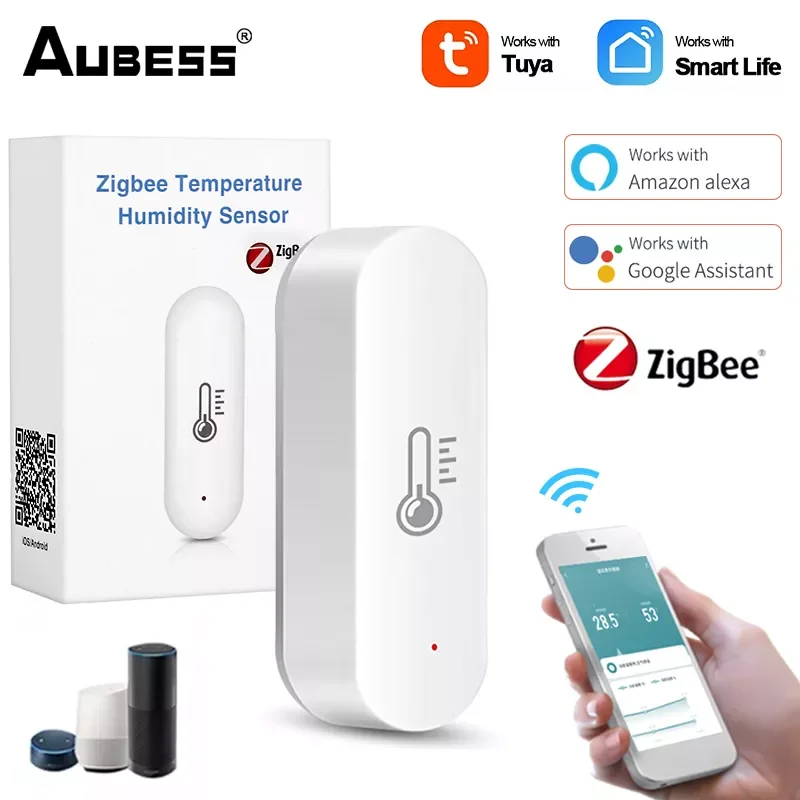 Датчик температуры и влажности NEW2023 Zigbee, комнатный гигрометр-контроллер для Alexa Google Home, управление через приложение Smart Home
Датчик температуры и влажности NEW2023 Zigbee, комнатный гигрометр-контроллер для Alexa Google Home, управление через приложение Smart Home
