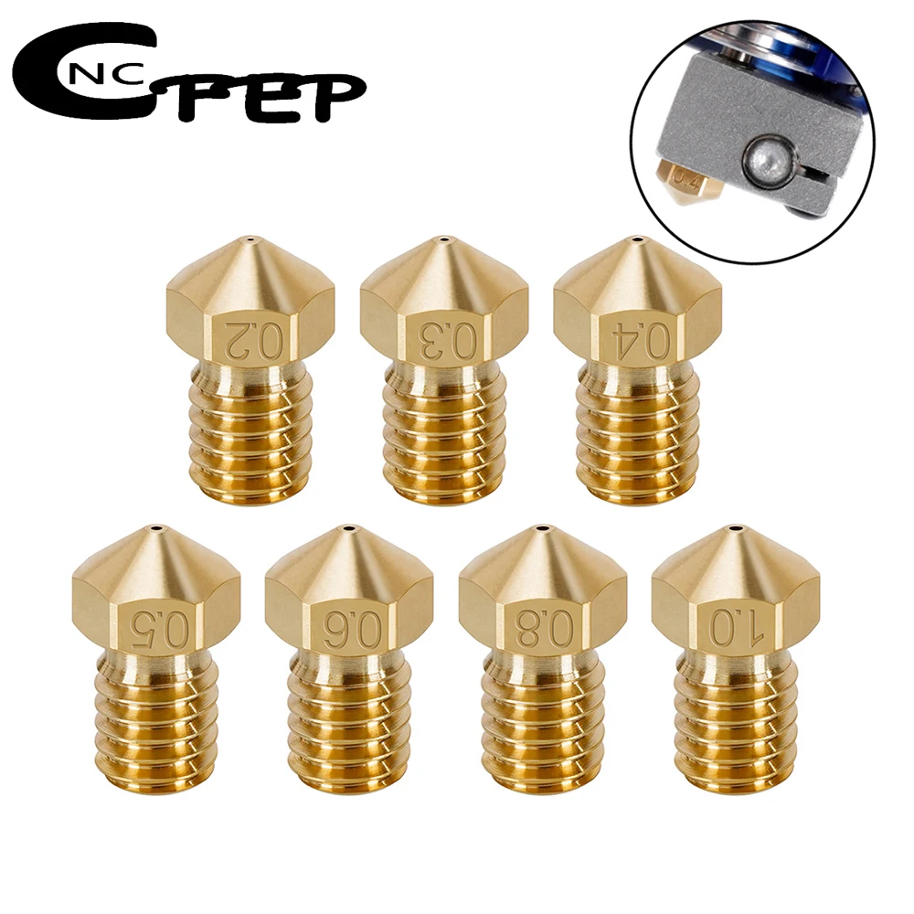 High Quality All Metal E3D Nozzle V5 V6 3D Printer Parts Hard Steel Titanium Alloy Nozzles For 1.75mm Filament For CR10 Ender 3
High Quality All Metal E3D Nozzle V5 V6 3D Printer Parts Hard Steel Titanium Alloy Nozzles For 1.75mm Filament For CR10 Ender 3