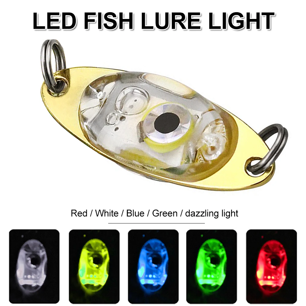 1PC Mini LED Fish Lamp Fishing Lure Light Deep Drop Underwater Eye-Shaped Luminous Fishing Bait Fishing Tackles Accessories
1PC Mini LED Fish Lamp Fishing Lure Light Deep Drop Underwater Eye-Shaped Luminous Fishing Bait Fishing Tackles Accessories