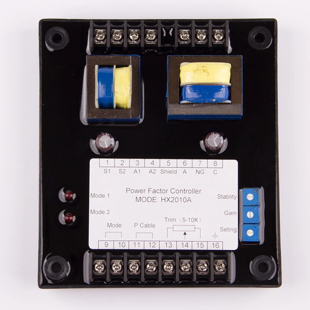 Regulator AVR HX2010A Parallel Power Factor Controller AC Electric Generator Parts Accessories
Regulator AVR HX2010A Parallel Power Factor Controller AC Electric Generator Parts Accessories