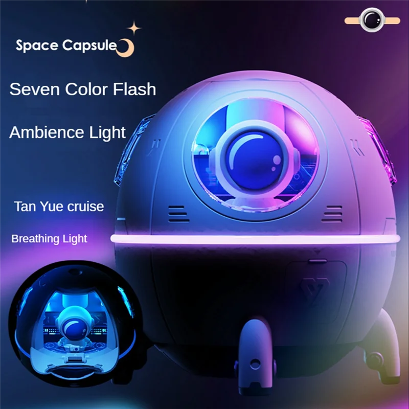 Astronaut Spaceship Aromatherapy Air Humidifier Purifier Electric Water Fragrance Diffuser Humidificador Light Purple
Astronaut Spaceship Aromatherapy Air Humidifier Purifier Electric Water Fragrance Diffuser Humidificador Light Purple