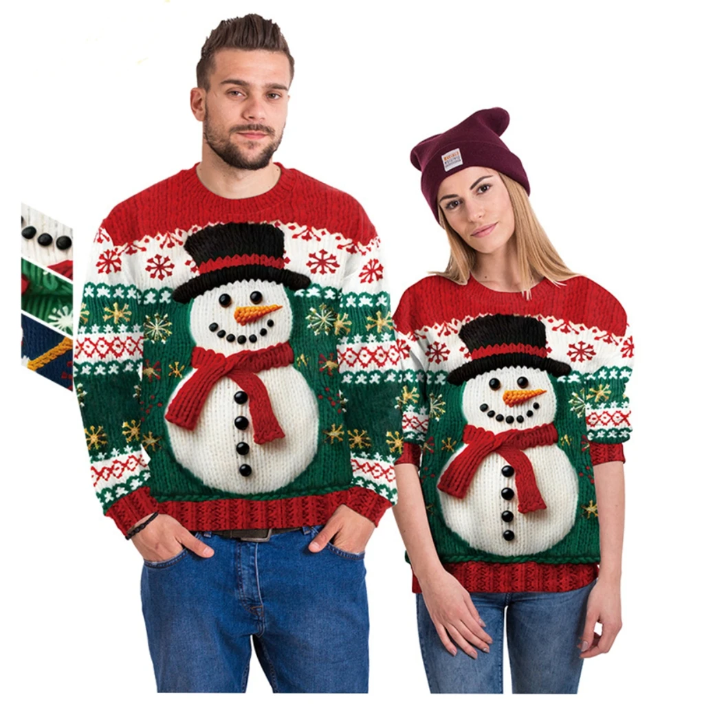Women's Christmas Sweatshirt 2023 Merry Christmas Snowman Christmas Tree Print Men Women Autumn Winter Pullover Warm Pullover
Women's Christmas Sweatshirt 2023 Merry Christmas Snowman Christmas Tree Print Men Women Autumn Winter Pullover Warm Pullover