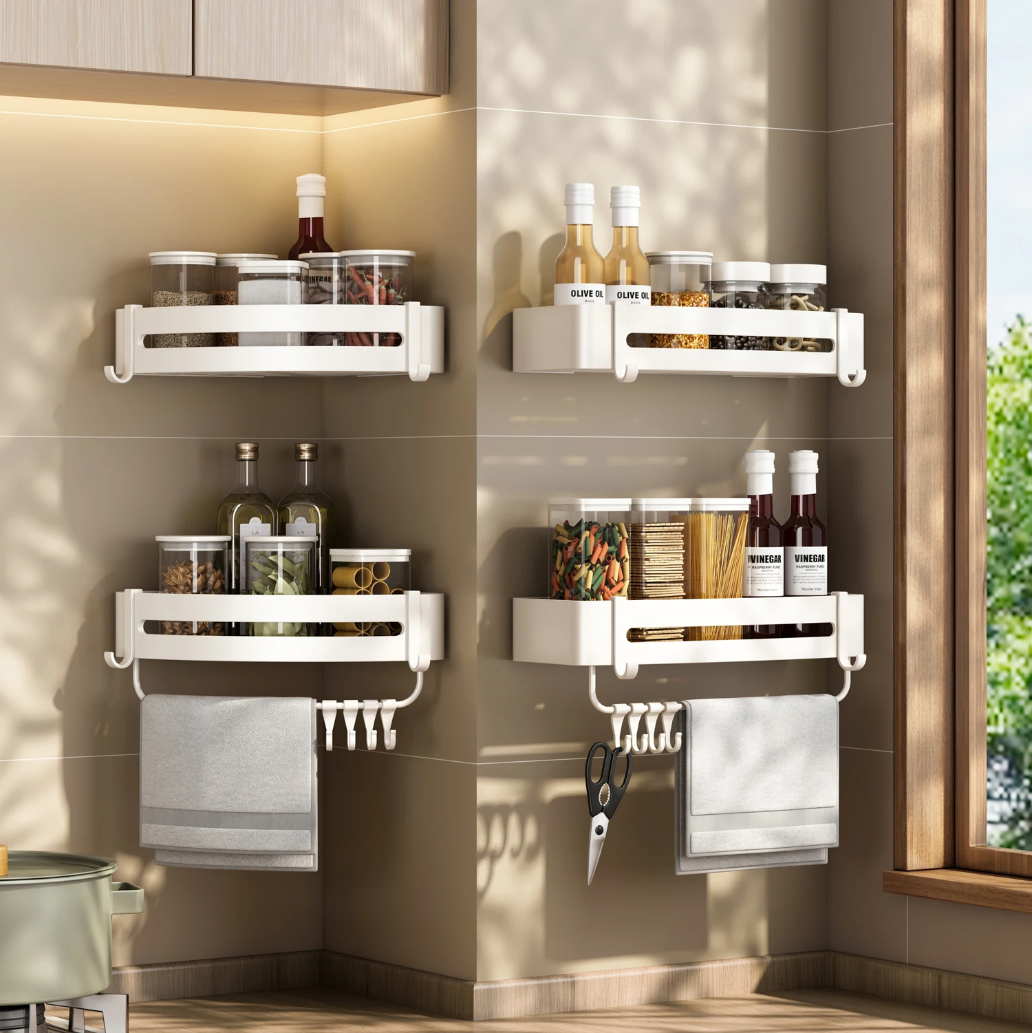 Bathroom Shelf Free Punching Shower Storage Rack Wall Mounted Shampoo Holder Organizer Bathroom Kitchen Accessories
Bathroom Shelf Free Punching Shower Storage Rack Wall Mounted Shampoo Holder Organizer Bathroom Kitchen Accessories