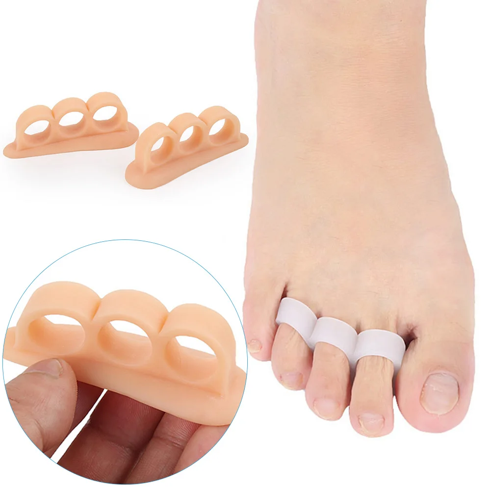 2pcs=1pair Protective Toes Separator Suitable Bunion Corrector Material Soft Gel Straightener Spacers Stretchers Care Tool
2pcs=1pair Protective Toes Separator Suitable Bunion Corrector Material Soft Gel Straightener Spacers Stretchers Care Tool