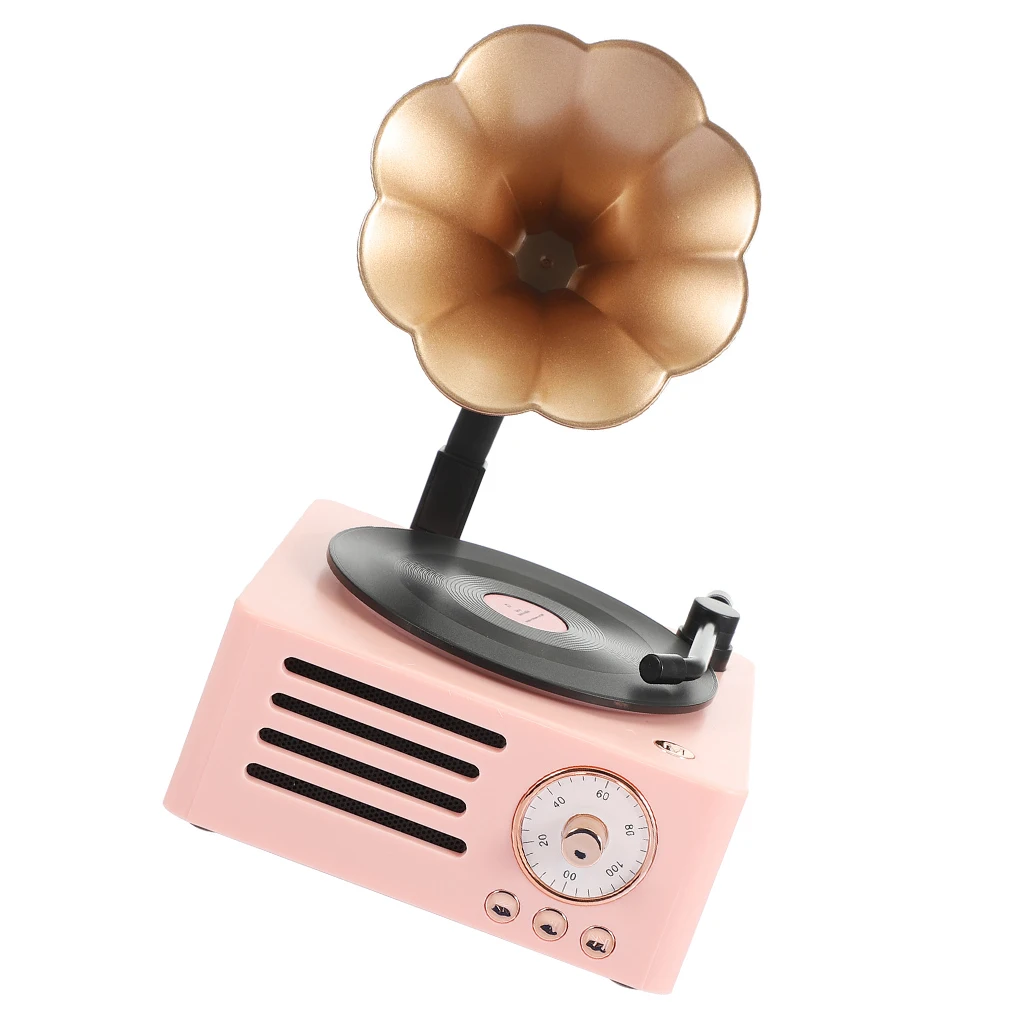 Retro Mini Phonograph Speaker Wireless Record Stereo Music Player Morning Glory Subwoofer Radio Soundbox Outdoor Blue
Retro Mini Phonograph Speaker Wireless Record Stereo Music Player Morning Glory Subwoofer Radio Soundbox Outdoor Blue