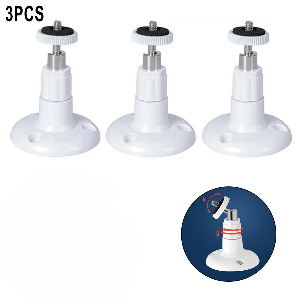 Brand New 2022 Durable Outdoor Wall Mount Bracket 360-degree Swivel 3pcs Adjustable Aluminum+ABS Plastic Holder
Brand New 2022 Durable Outdoor Wall Mount Bracket 360-degree Swivel 3pcs Adjustable Aluminum+ABS Plastic Holder
