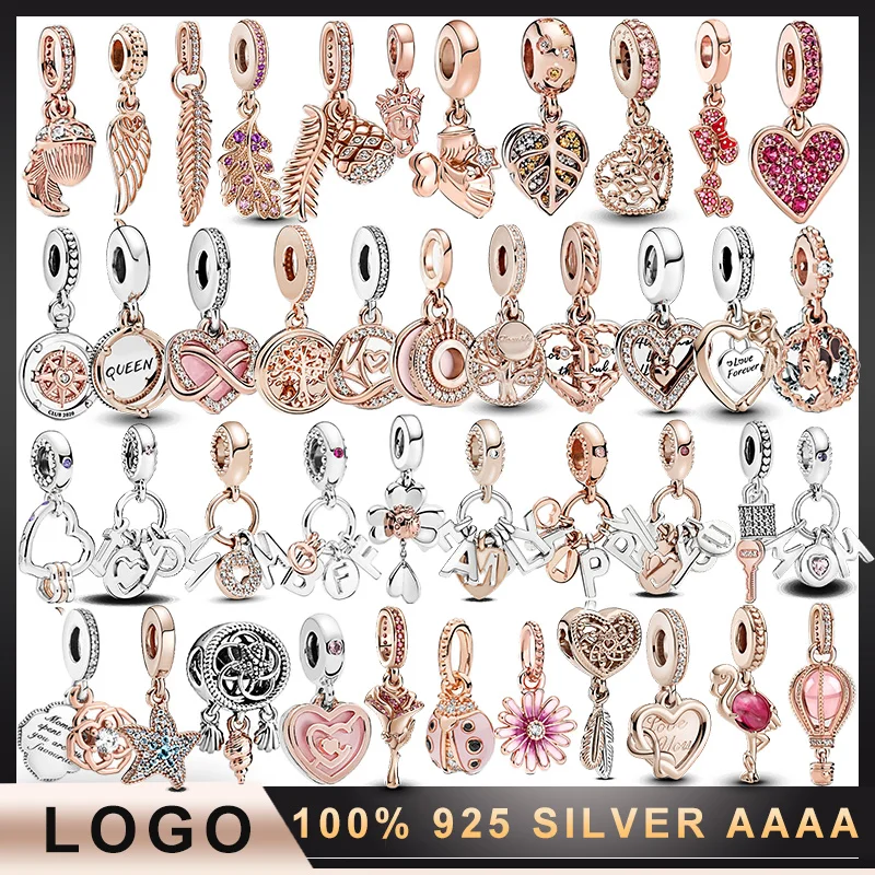 Rose Gold Series 925 Sterling Silver Ladybug Daisy Family Mom Charm Dangle Fit Original Bracelet Diy Love Beads Gift
Rose Gold Series 925 Sterling Silver Ladybug Daisy Family Mom Charm Dangle Fit Original Bracelet Diy Love Beads Gift