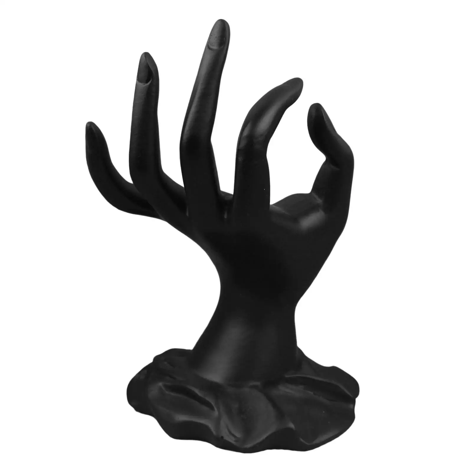 Creative Jewelry Display Holder, Black Resin Hand Stand for Jewelry Store Countertop Home Vanity Rings
Creative Jewelry Display Holder, Black Resin Hand Stand for Jewelry Store Countertop Home Vanity Rings