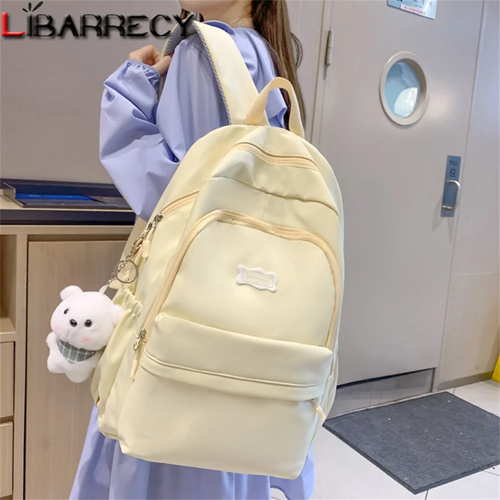 Large Capacity and High Quality Nylon Women' Backpack Solid Color New Student Bag Fashion Ladies Laptop Backpack Bolsos De Mujer
Large Capacity and High Quality Nylon Women' Backpack Solid Color New Student Bag Fashion Ladies Laptop Backpack Bolsos De Mujer